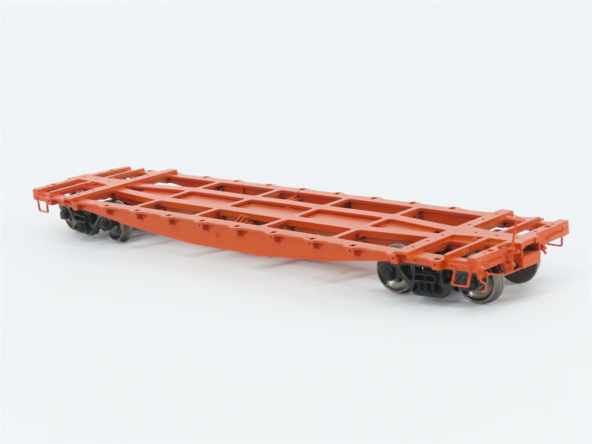 HO Scale ExactRail Platinum Unlettered ICG Illinois Central Gulf MOW Flat Car