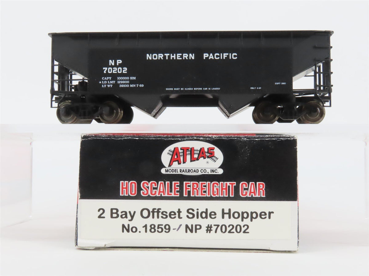 HO Scale Atlas 1859 NP Northern Pacific 2-Bay Open Hopper #70202
