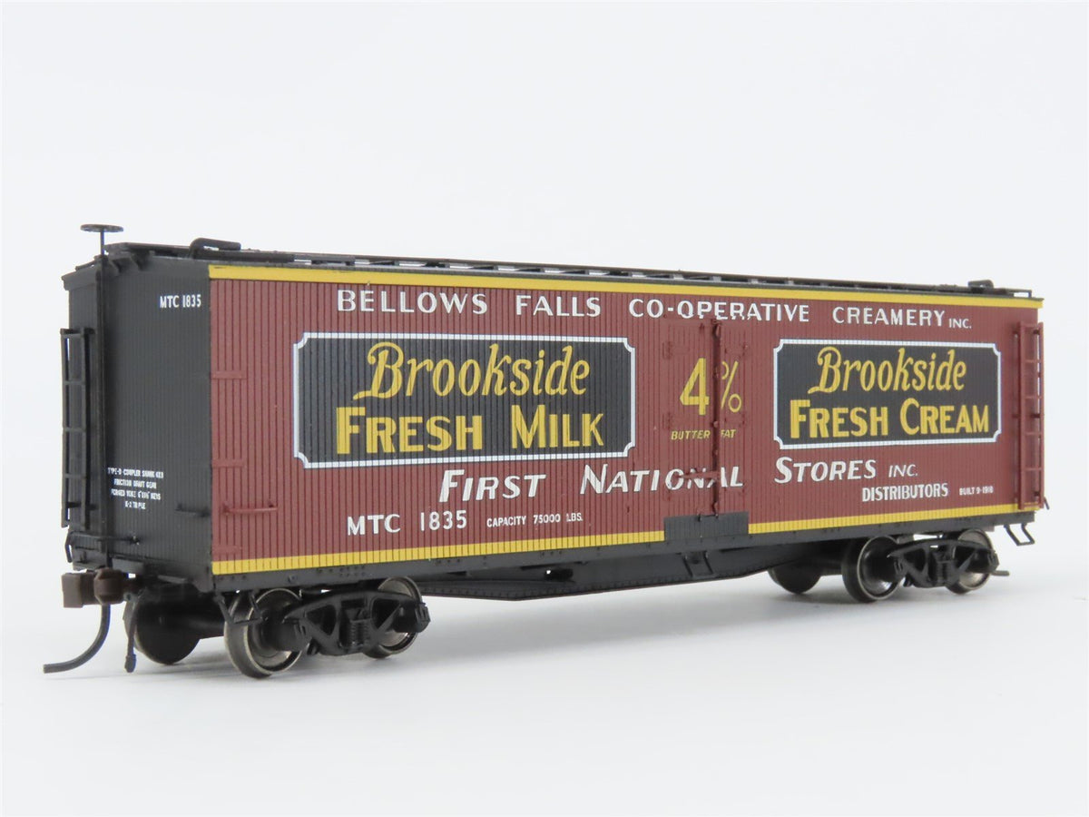 HO Scale Atlas Master Line 20002008 MTC Brookside Creamery 40&#39; Wood Reefer #1835