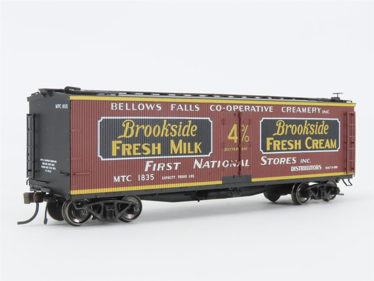 HO Scale Atlas Master Line 20002008 MTC Brookside Creamery 40&#39; Wood Reefer #1835