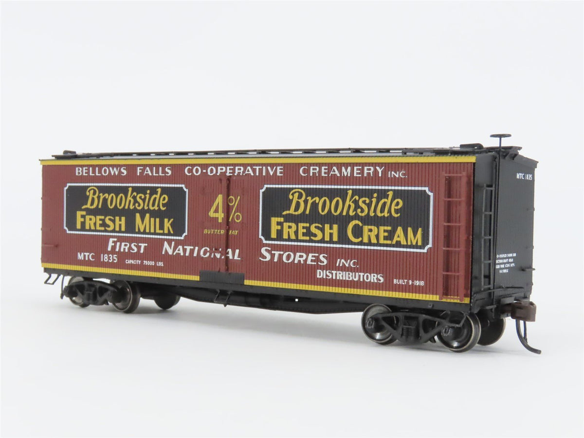 HO Scale Atlas Master Line 20002008 MTC Brookside Creamery 40&#39; Wood Reefer #1835