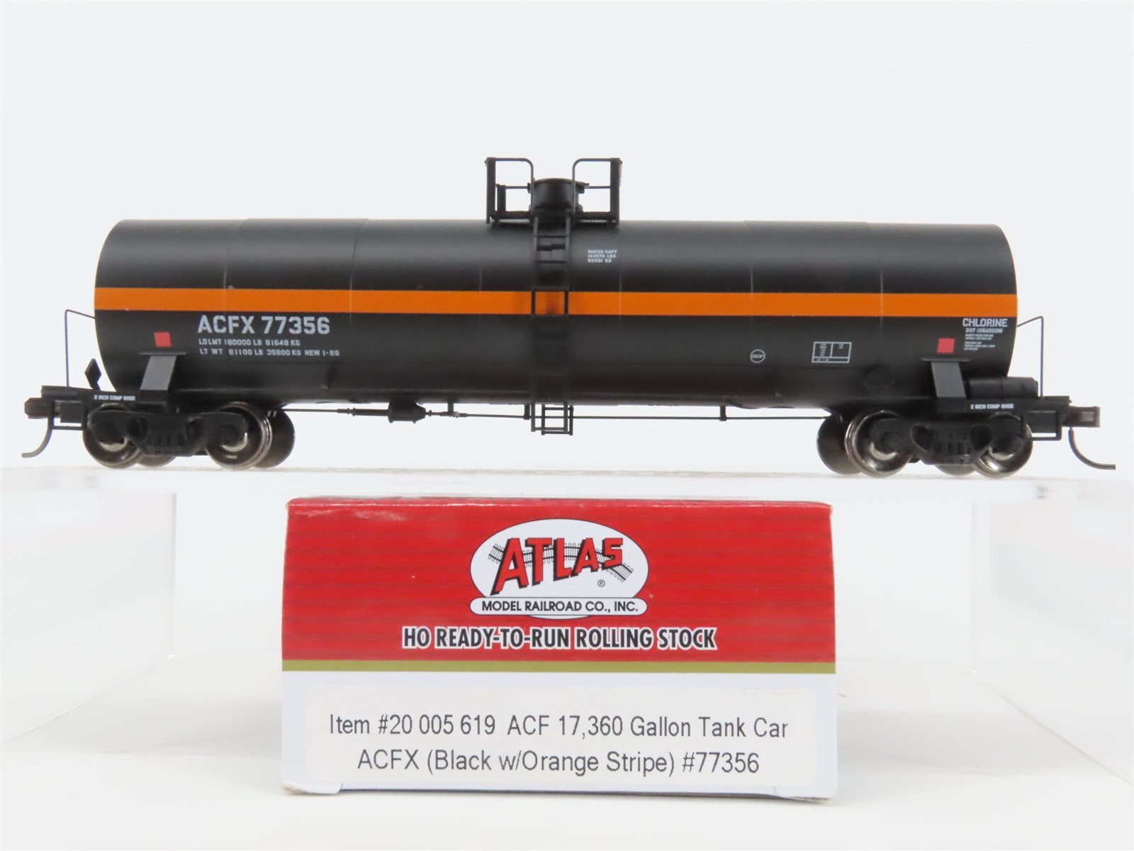 HO Scale Atlas Master Line 20005619 ACFX 17,360 Gallon Tank Car #77356
