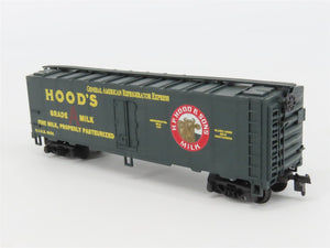 HO Scale Mantua 733-243 GARE Hood's Grade A Milk 41' Steel Reefer #6051