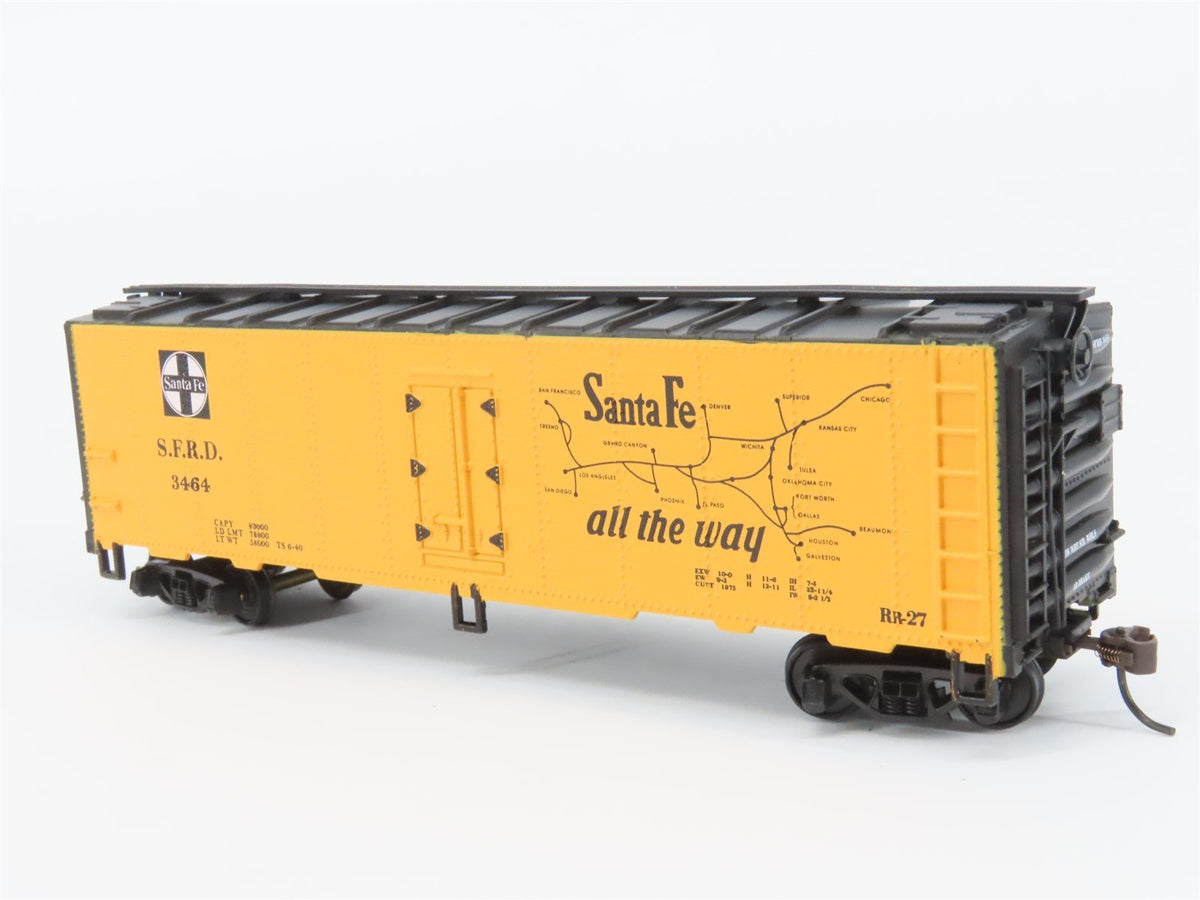 HO Scale Mantua Classics 733001 SFRD Santa Fe El Capitan 41&#39; Steel Reefer #3464
