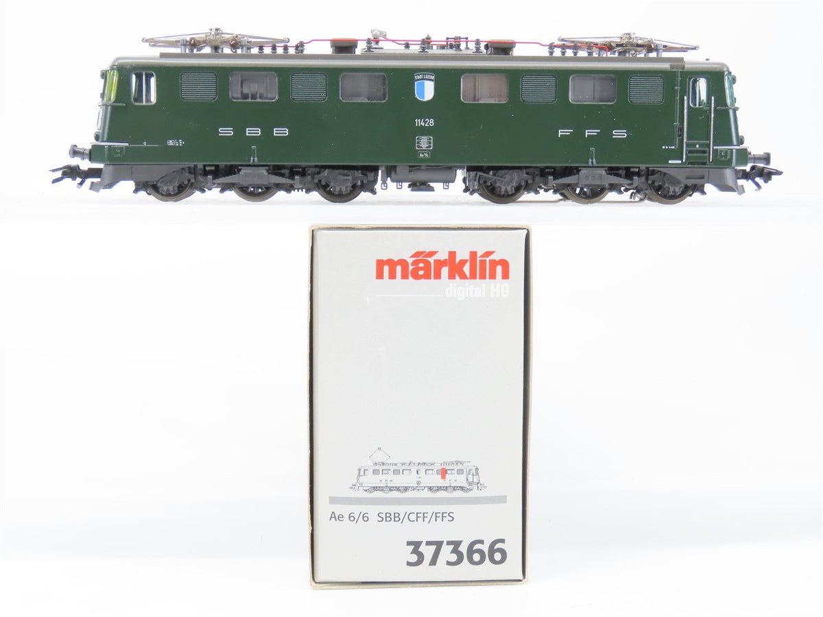 HO Scale AC 3-Rail Marklin Digital 37366 SBB Swiss Ae6/6 Electric #11428