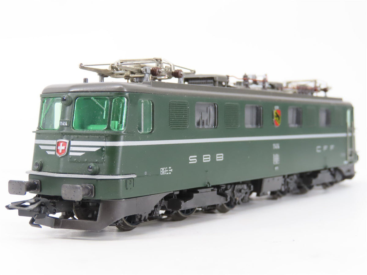 HO Scale AC 3-Rail Marklin Digital 3638 SBB Swiss / Bern Ae6/6 Electric #11414