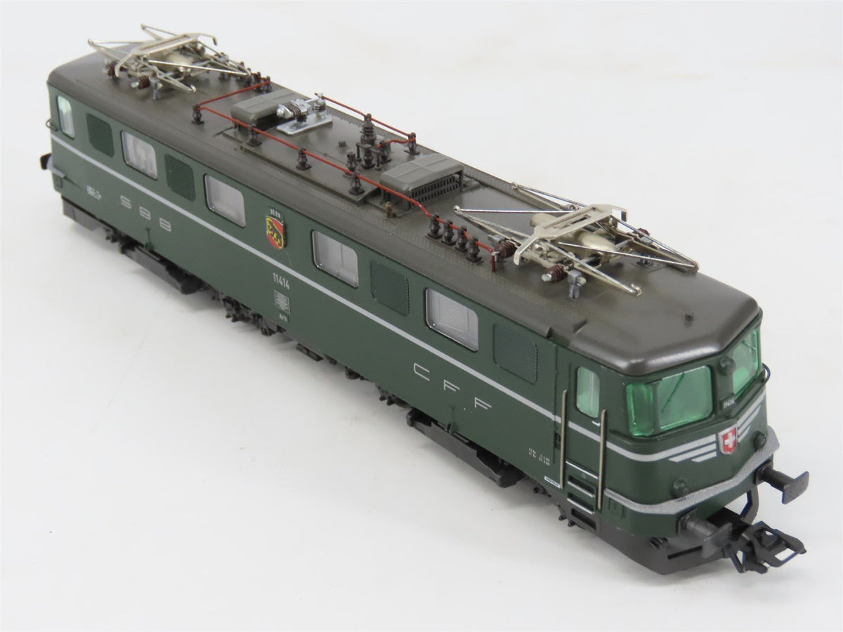 HO Scale AC 3-Rail Marklin Digital 3638 SBB Swiss / Bern Ae6/6 Electric #11414