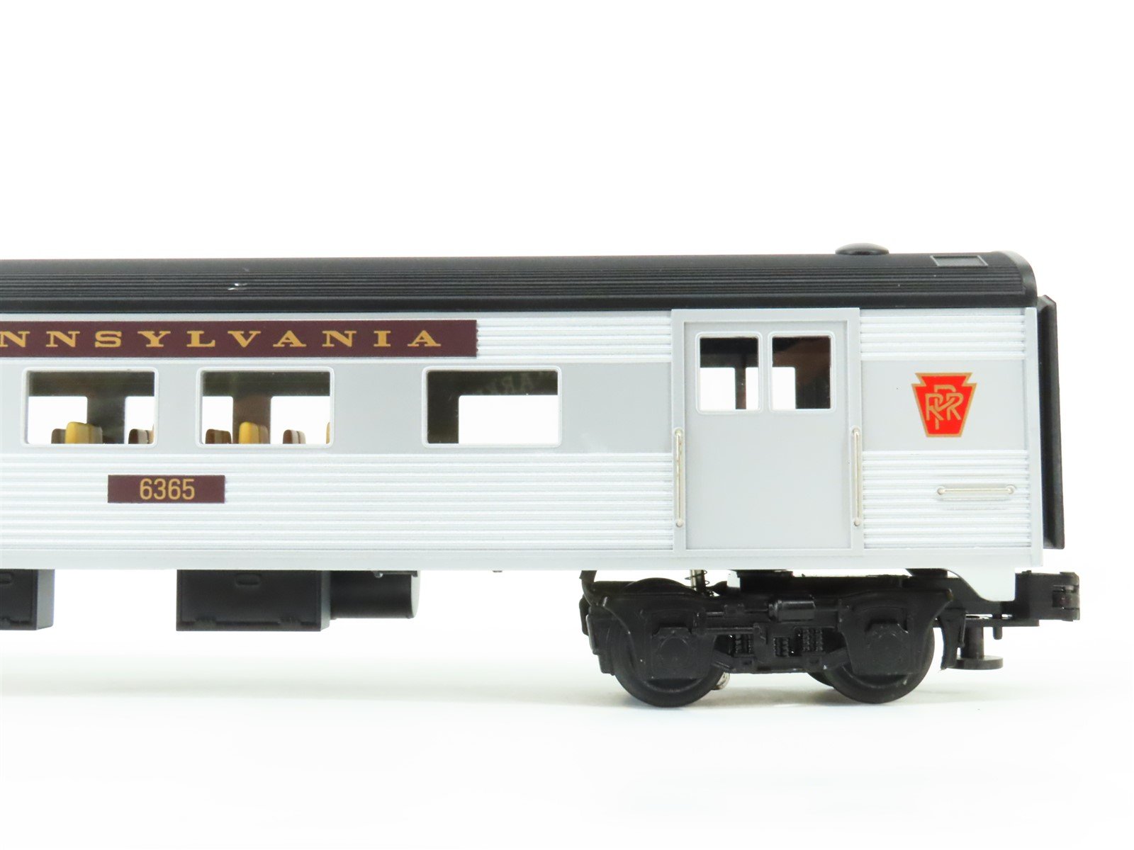 O Gauge 3-Rail MTH Rail King 30-6073 PRR Combine & Diner Passenger 2-Car Set