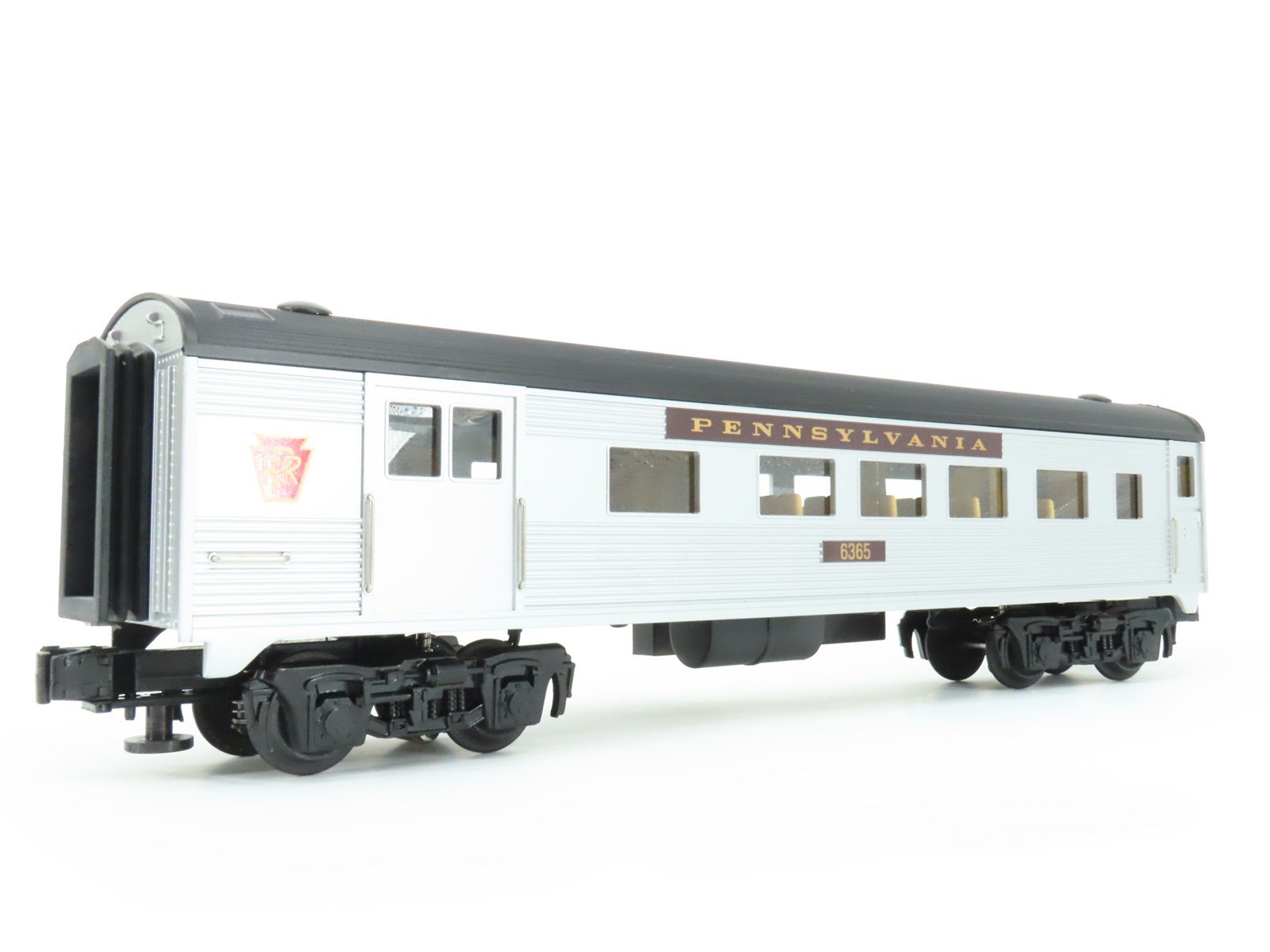 O Gauge 3-Rail MTH Rail King 30-6073 PRR Combine & Diner Passenger 2-Car Set