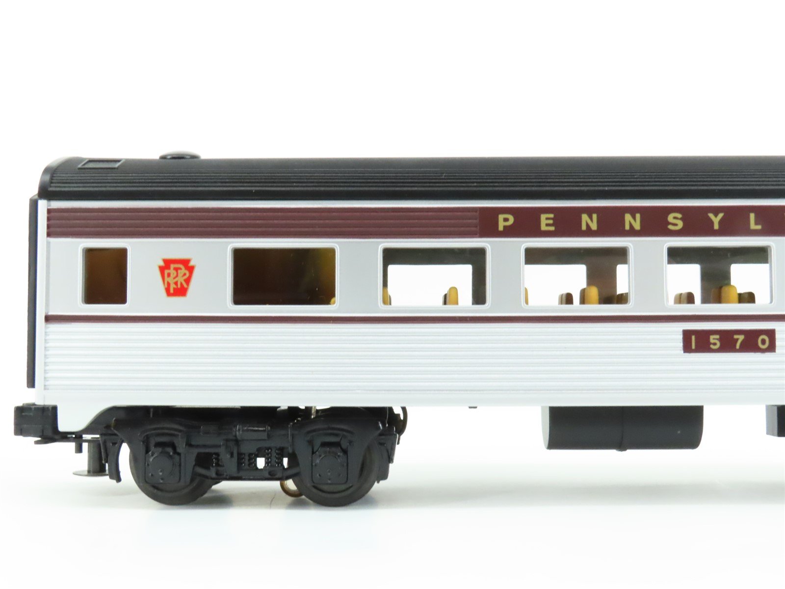 O Gauge 3-Rail MTH Rail King 30-6073 PRR Combine & Diner Passenger 2-Car Set