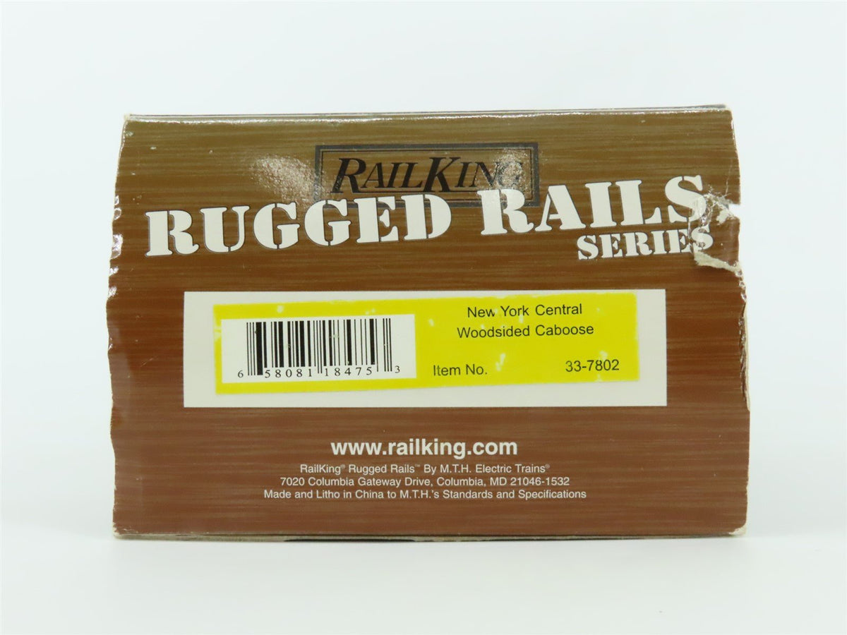O Gauge 3-Rail MTH Rail King 33-7802 NYC New York Central Caboose #20118