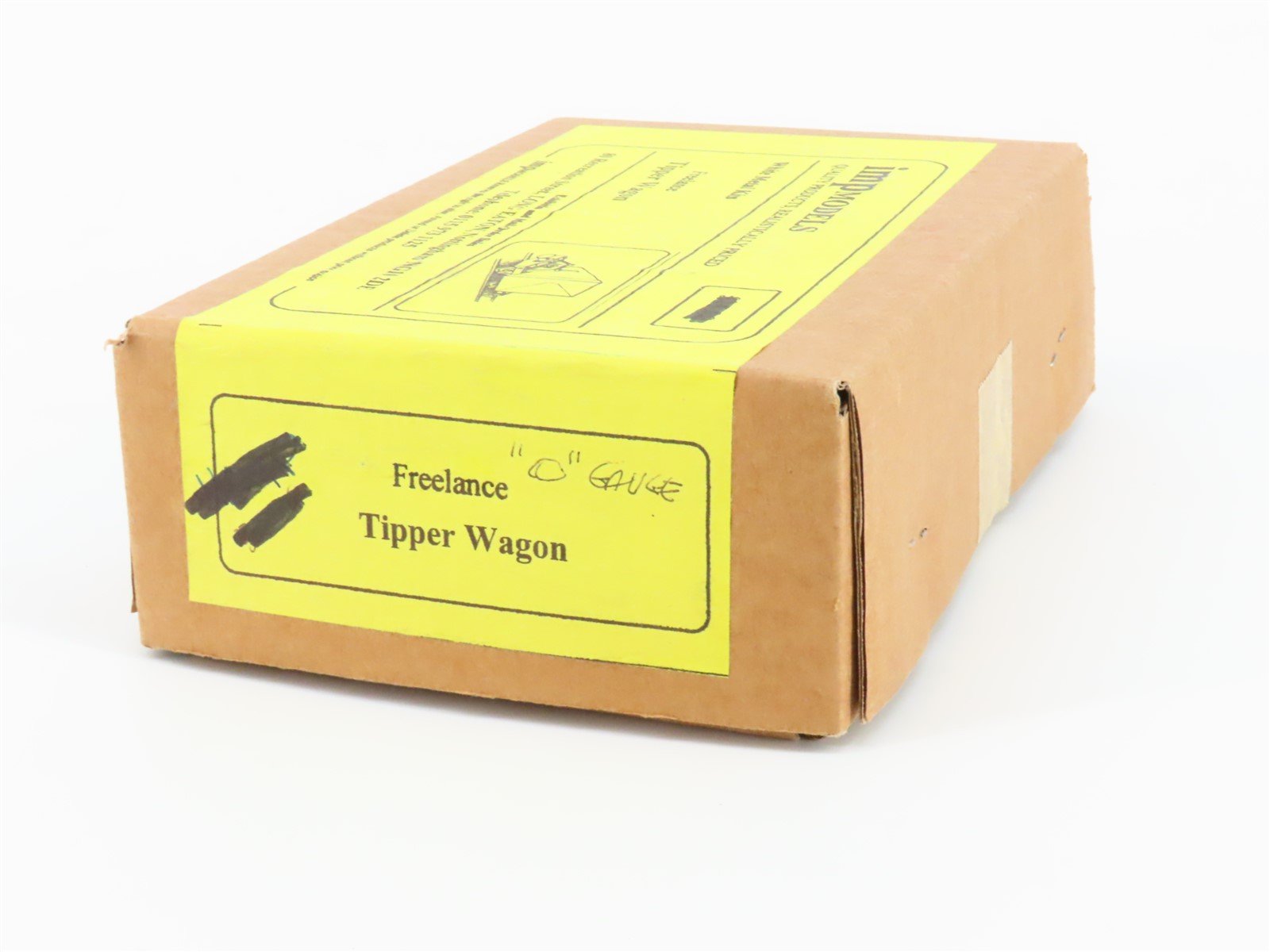 O Gauge 3-Rail Imp Models White Metal Kit Freelance Tipper Wagon - Custom