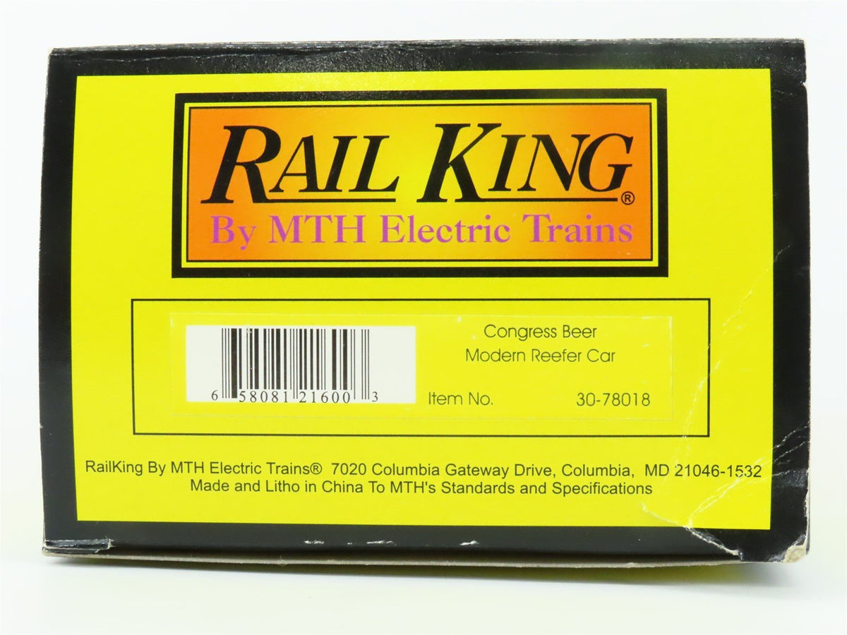 O Gauge 3-Rail MTH Rail King 30-78018 Haberle Congress Beer Reefer #365032