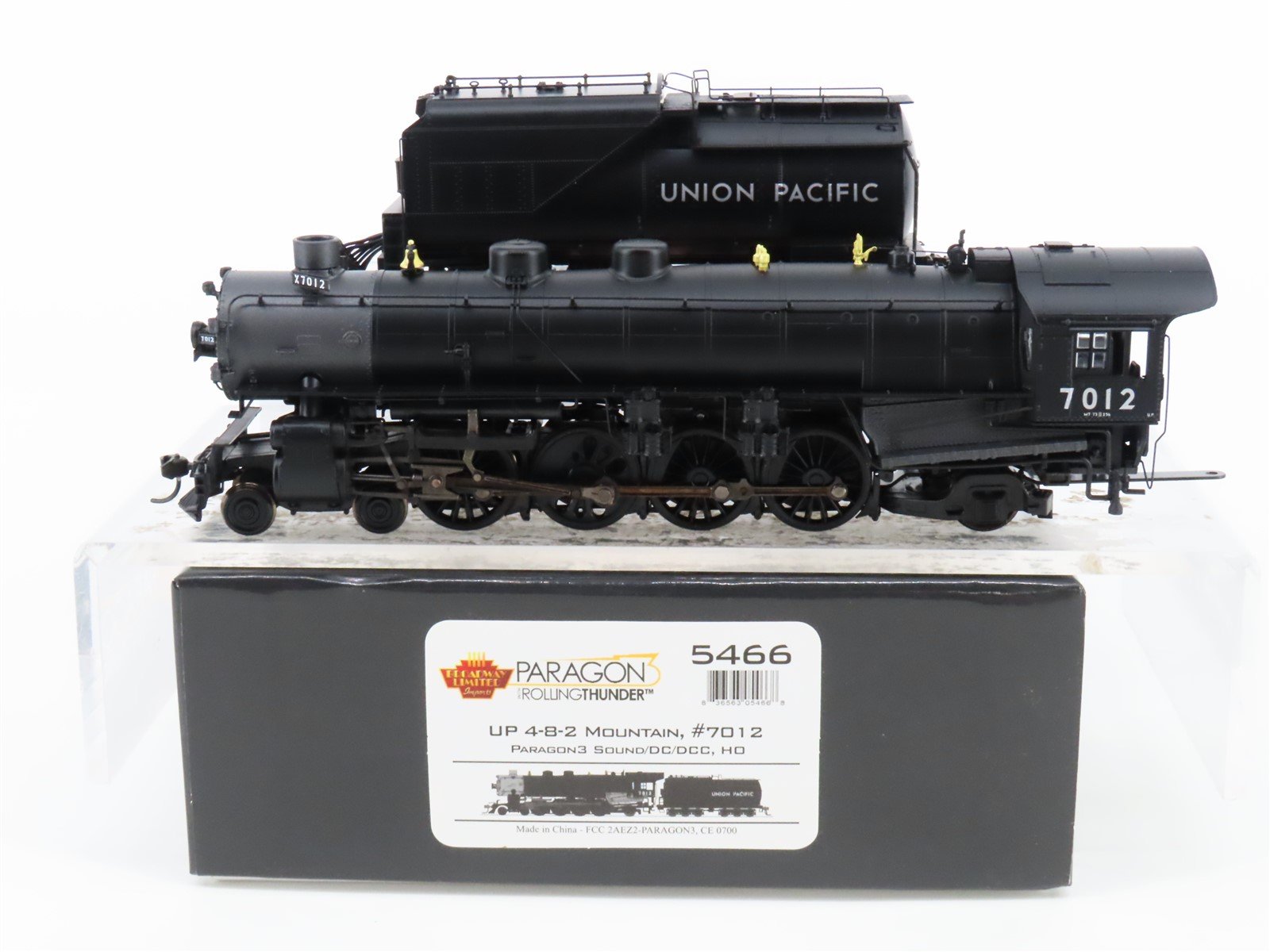 HO Scale Broadway Limited BLI 5466 UP Railway 4-8-2 Steam #7012 wDCC & Sound