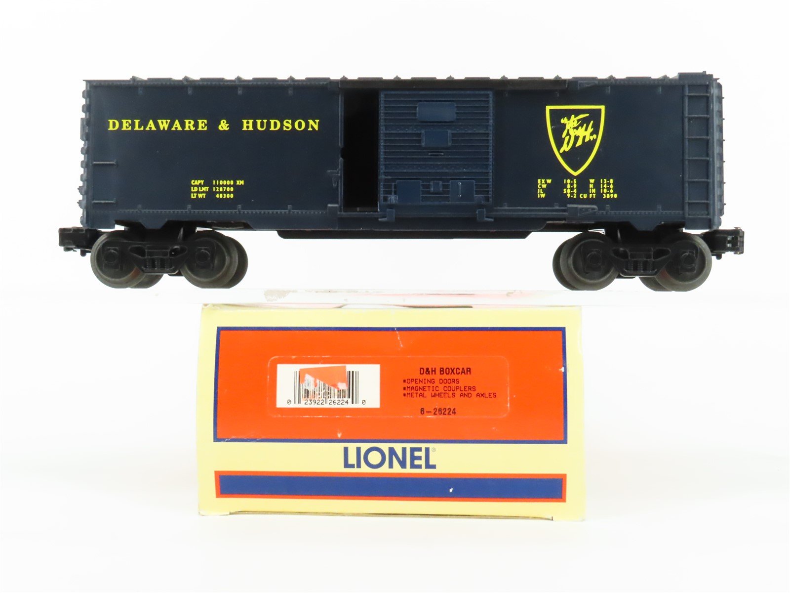 O Gauge 3-Rail Lionel 6-26224 D&H Delaware & Hudson Single Door Box Car #9700
