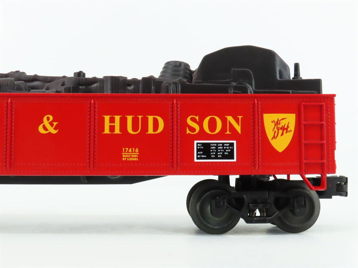 O Gauge 3-Rail Lionel 6-17416 D&amp;H Delaware &amp; Hudson Gondola #14011 w/ Scrap Load