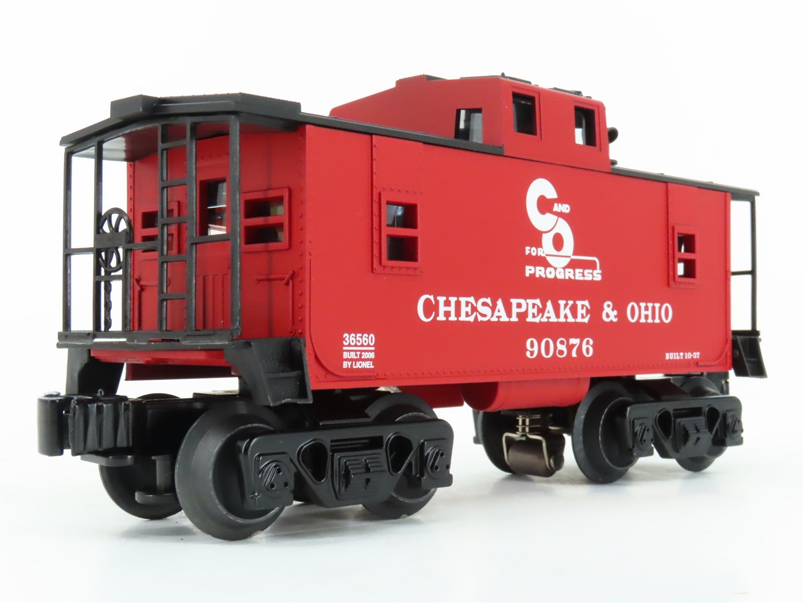 O Gauge 3-Rail Lionel 6-36560 C&O Chesapeake & Ohio Railroad Caboose #90876