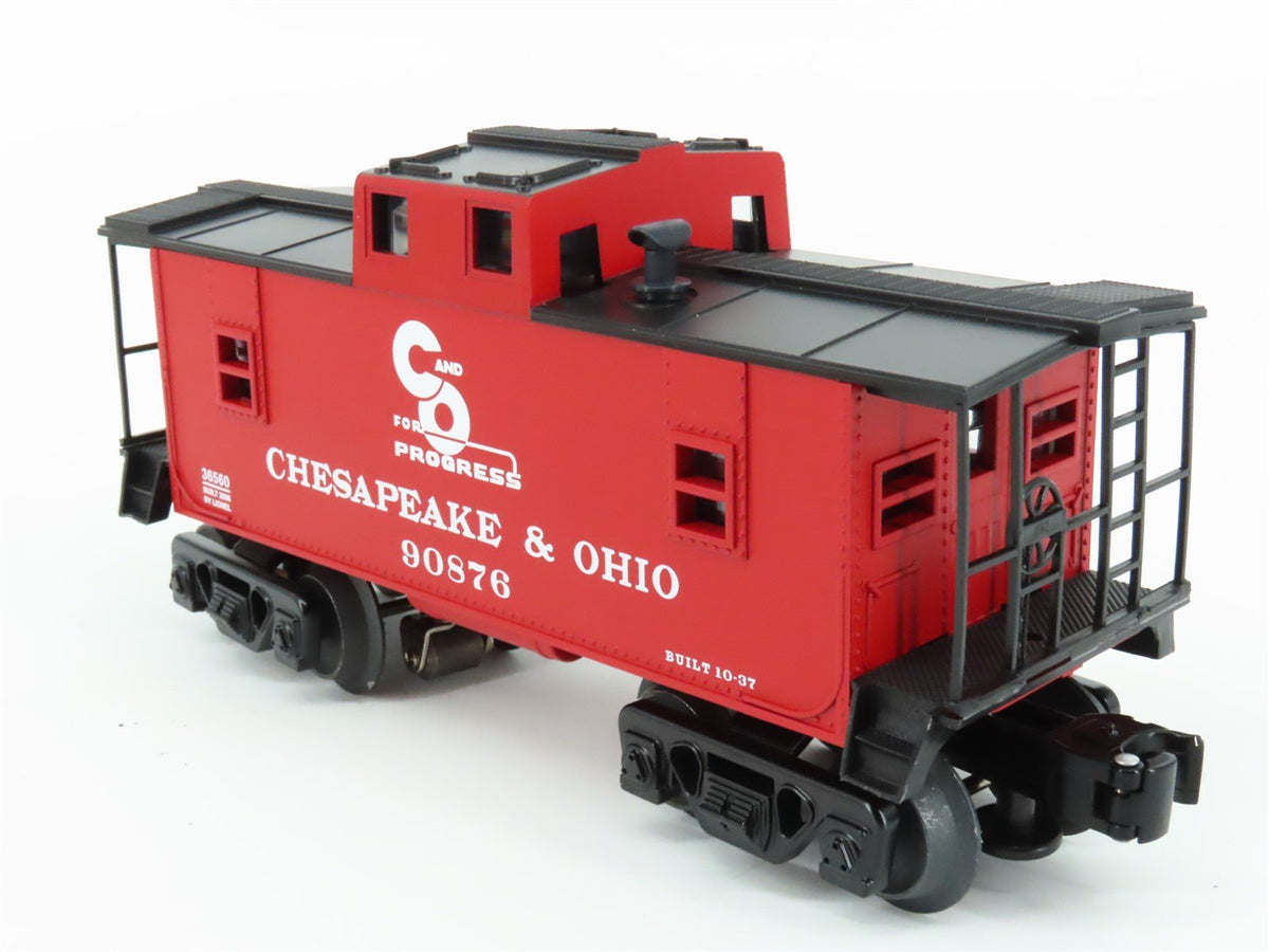 O Gauge 3-Rail Lionel 6-36560 C&amp;O Chesapeake &amp; Ohio Railroad Caboose #90876