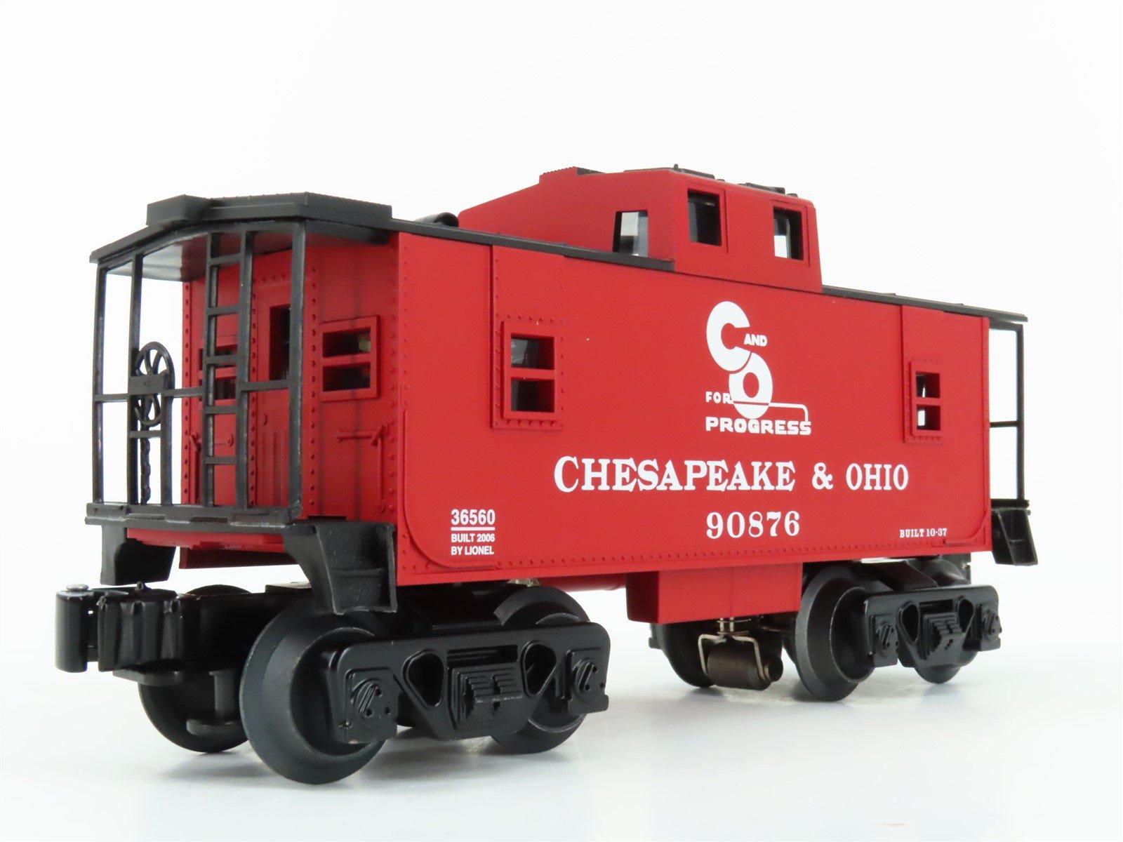 O Gauge 3-Rail Lionel 6-36560 C&O Chesapeake & Ohio Railroad Caboose #90876