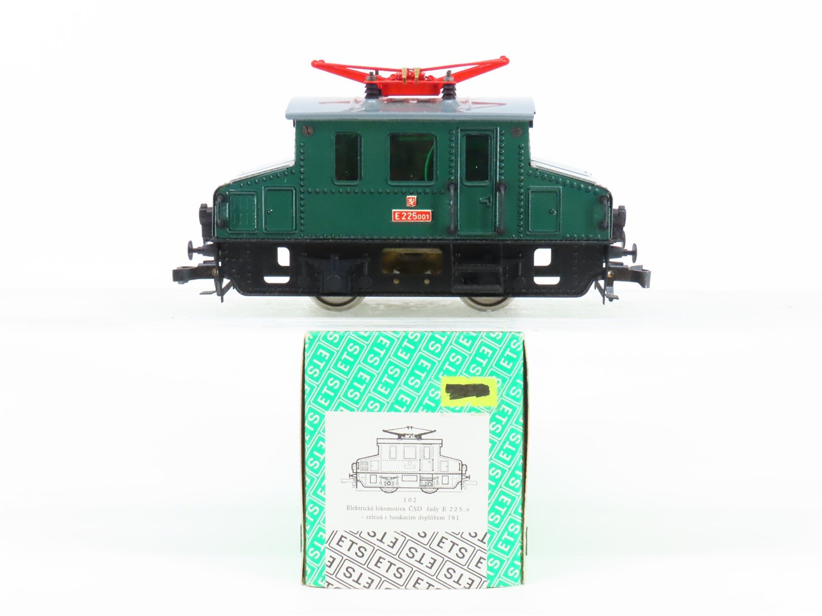O Scale 2-Rail ETS Tinplate 102 CSD Czechoslovak State E225.0 Electric #001