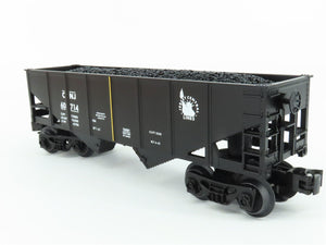 O Gauge 3-Rail Lionel 6-16491 CNJ Jersey Central 2-Bay Hopper #60714 w/ Load