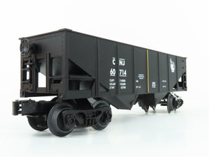 O Gauge 3-Rail Lionel 6-16491 CNJ Jersey Central 2-Bay Hopper #60714 w/ Load