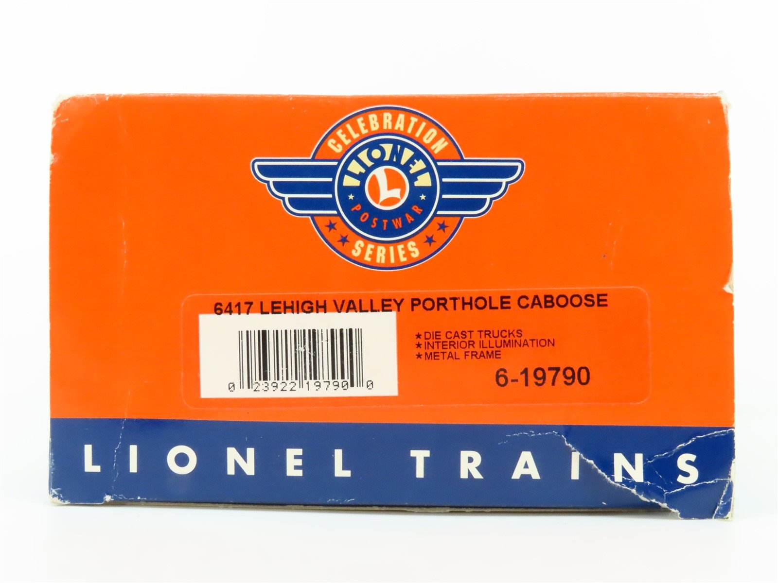 O Gauge 3-Rail Lionel 6-19790 LV Lehigh Valley Railroad Porthole Caboose #641751