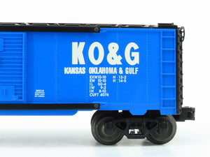 O Gauge 3-Rail Lionel 6-39214 KO&G Kansas Oklahoma & Gulf Box Car #0000