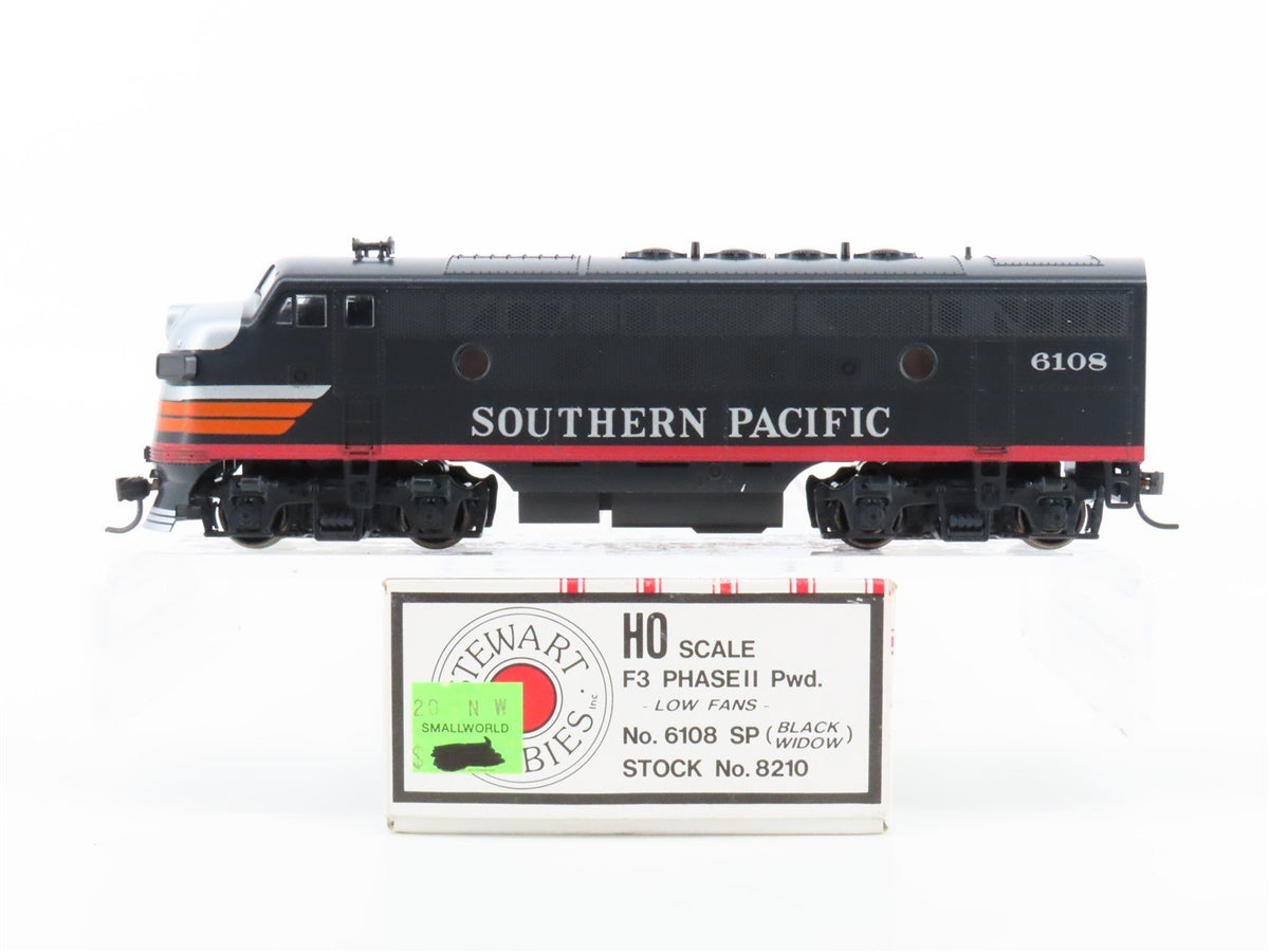 HO Scale Stewart 8210 SP Southern Pacific Black Widow F3A Diesel Loco #6108