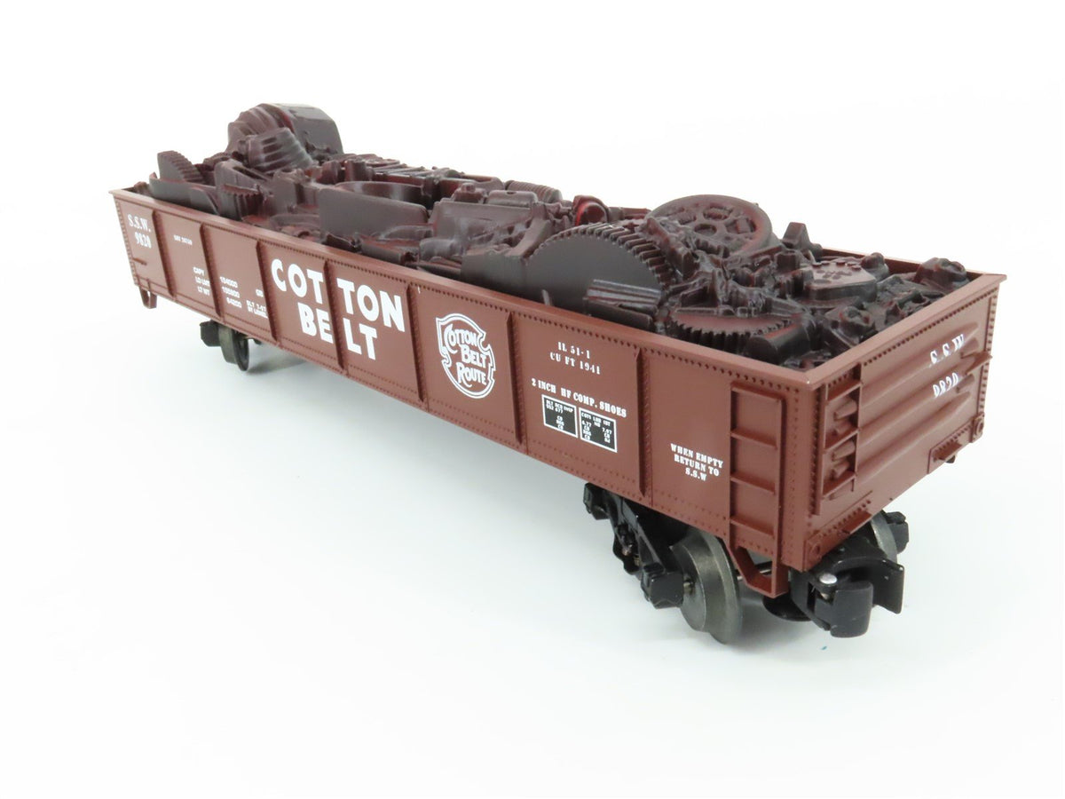 O Gauge 3-Rail Lionel 6-17408 SSW Cotton Belt Route Gondola #9820 w/ Scrap Load