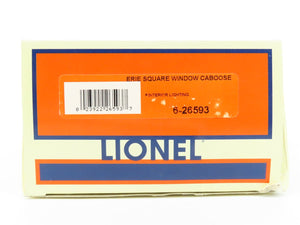 O Gauge 3-Rail Lionel 6-26593 ERIE Railroad Square Window Caboose #C101