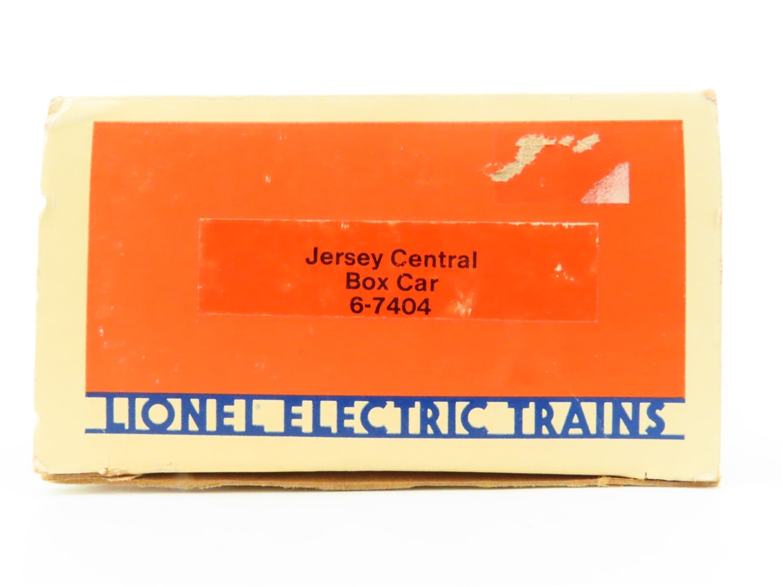 O Gauge 3-Rail Lionel 6-7404 CRP Jersey Central Lines Single Door Box Car #7404