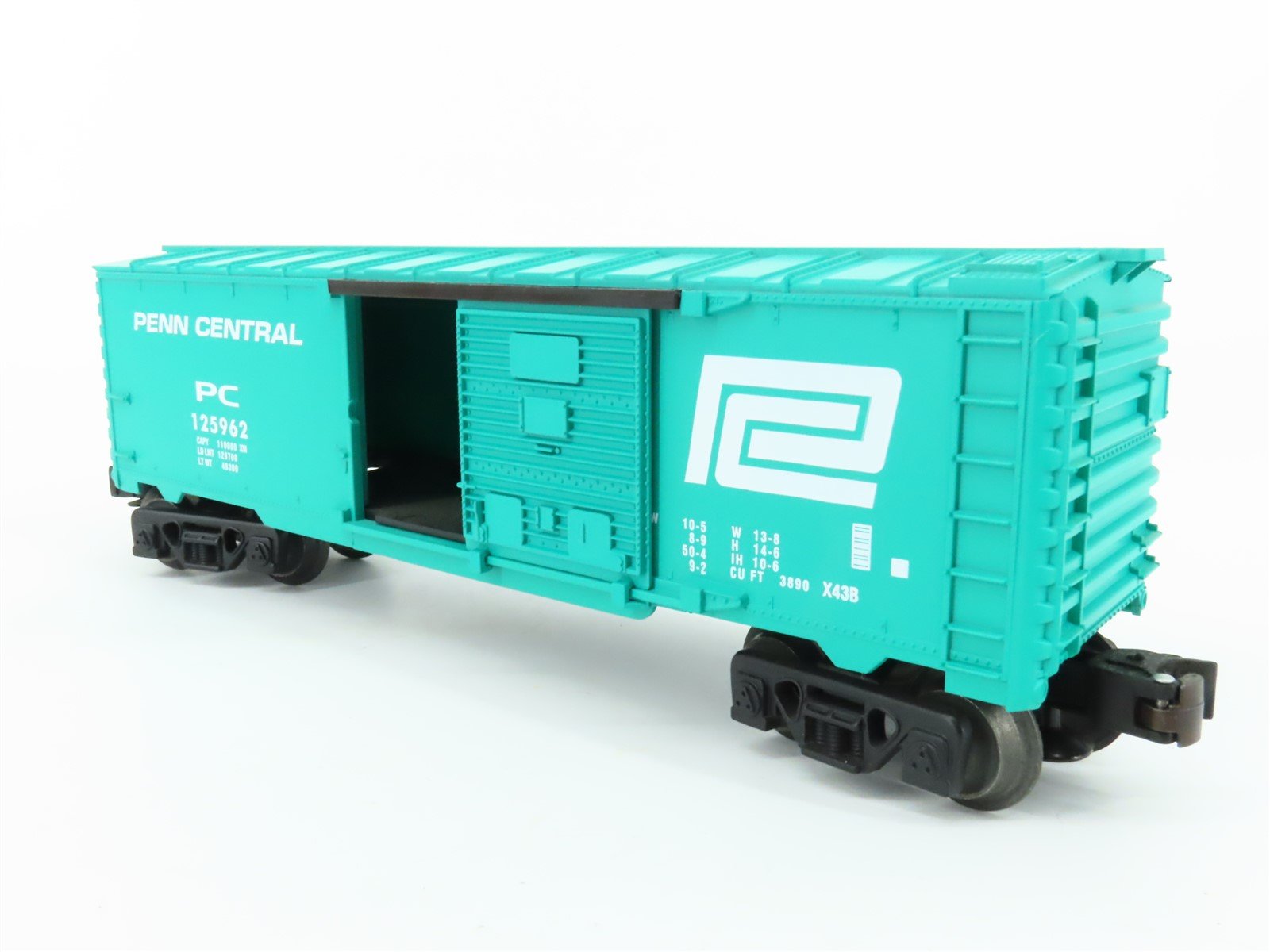 O Gauge 3-Rail Lionel 6-26222 PC Penn Central Single Door Box Car #125962