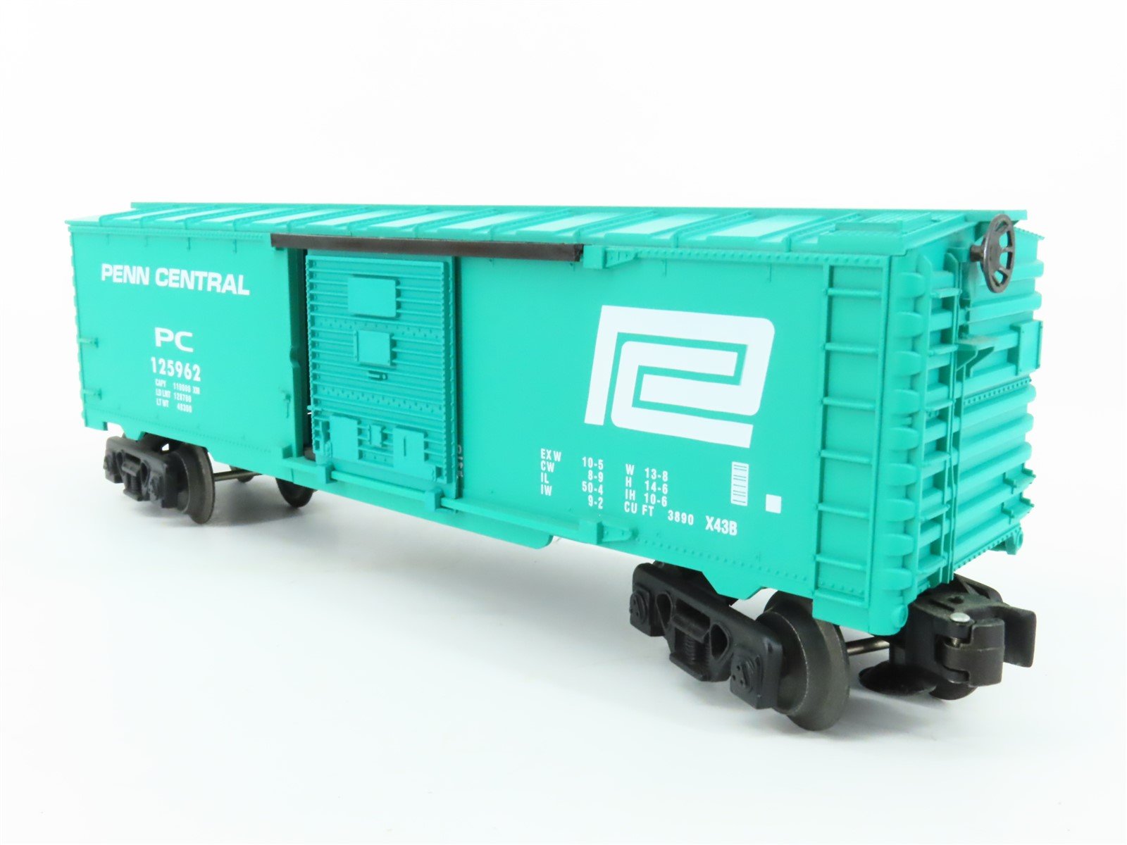 O Gauge 3-Rail Lionel 6-26222 PC Penn Central Single Door Box Car #125962