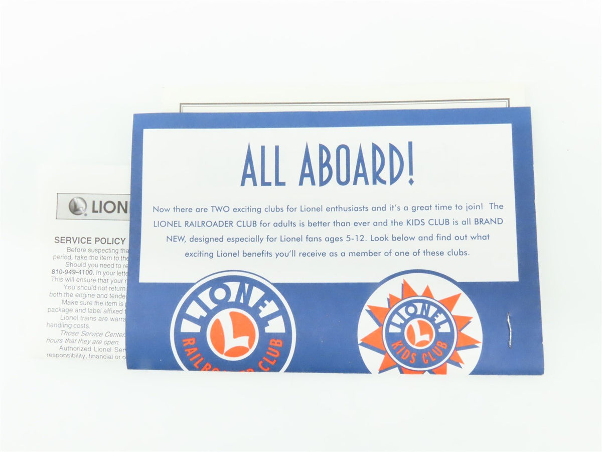 O Gauge 3-Rail Lionel 6-26222 PC Penn Central Single Door Box Car #125962