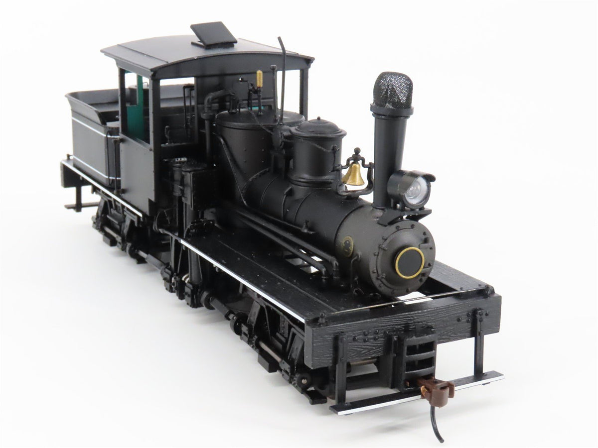 On30 Scale Bachmann Unlettered 2-Truck Shay Steam Locomotive w/ DCC &amp; Sound