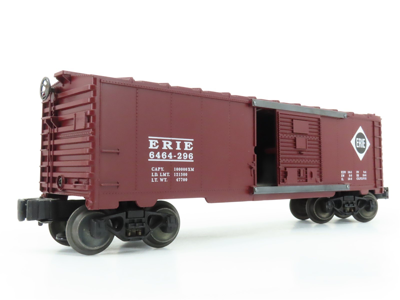 O Gauge 3-Rail Lionel 6-19283 ERIE Railroad Single Door Box Car #6464-296