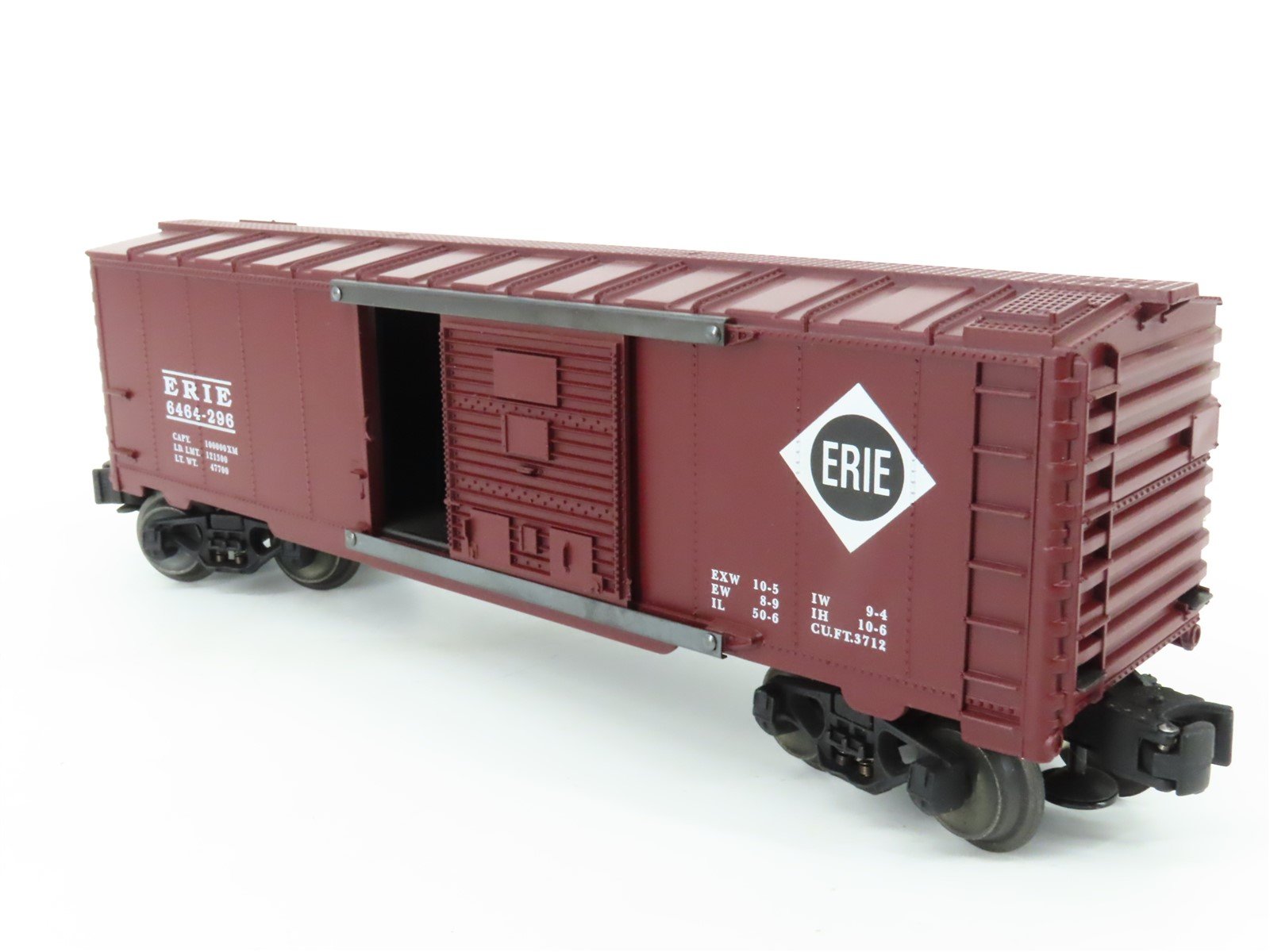 O Gauge 3-Rail Lionel 6-19283 ERIE Railroad Single Door Box Car #6464-296