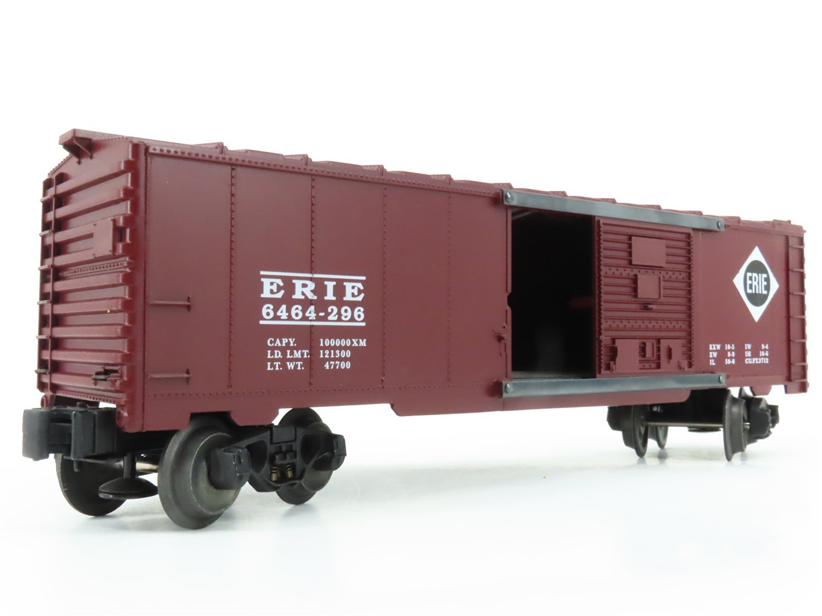 O Gauge 3-Rail Lionel 6-19283 ERIE Railroad Single Door Box Car #6464-296