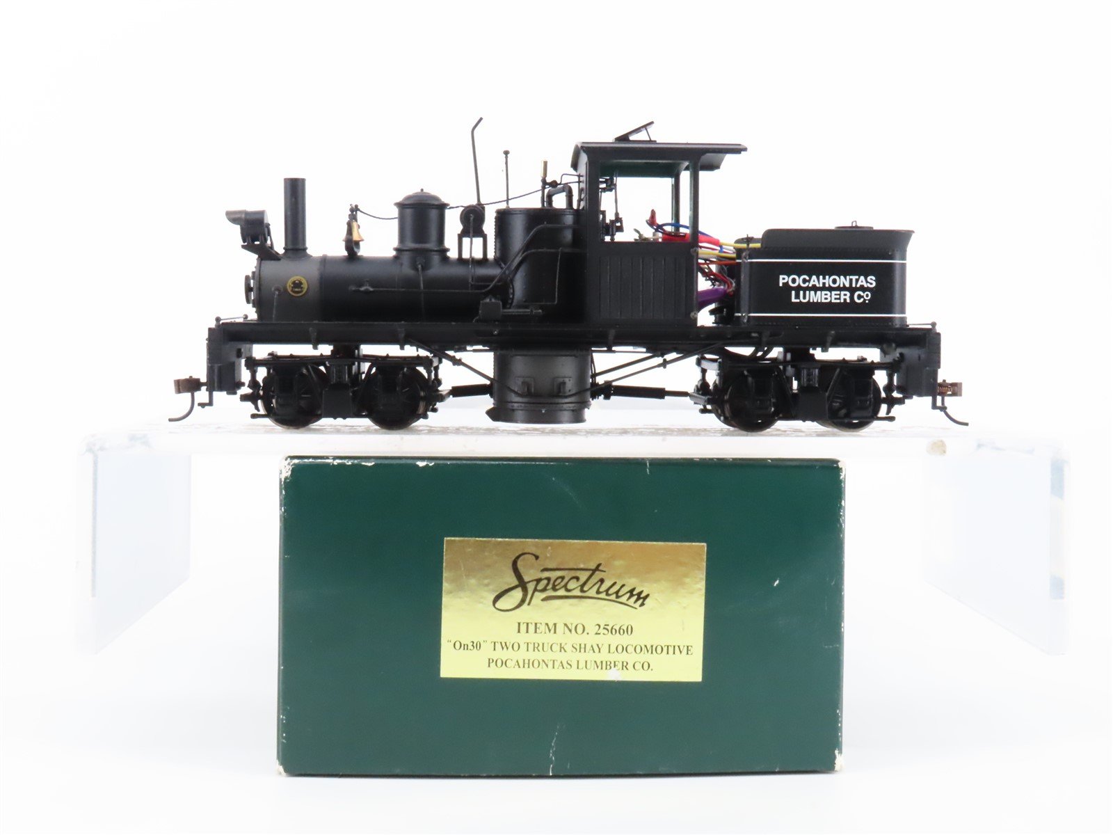 On30 Bachmann 25660 Pocahontas Lumber 2-Truck Shay Steam #3 w/ Sound - DCC ONLY