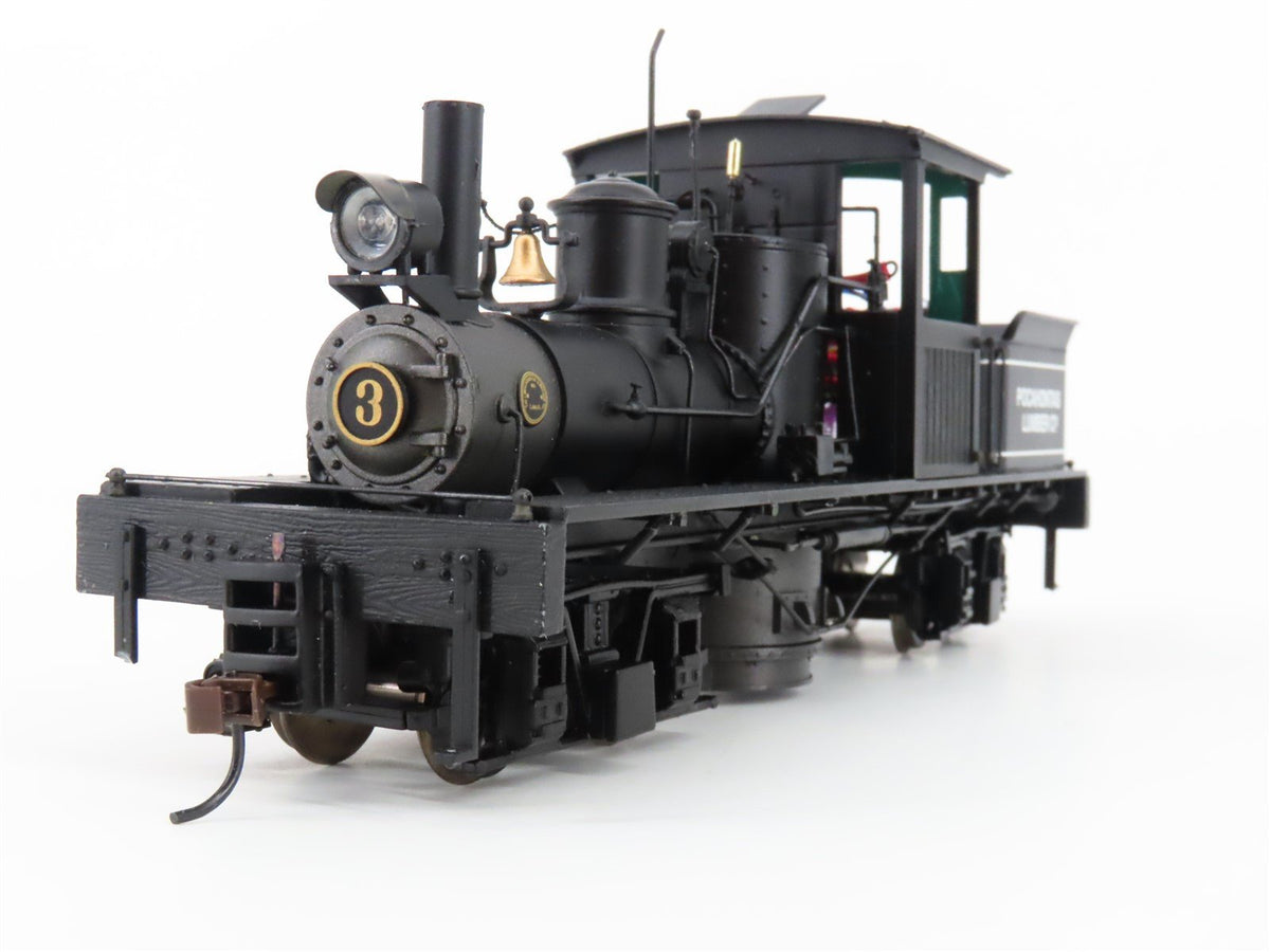 On30 Bachmann 25660 Pocahontas Lumber 2-Truck Shay Steam #3 w/ Sound - DCC ONLY