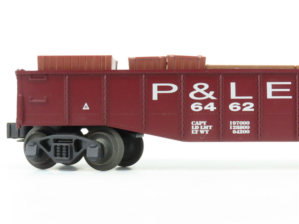 O Gauge 3-Rail Lionel 6-16972 P&amp;LE Pittsburgh &amp; Lake Erie Gondola 6462 w/ Crates