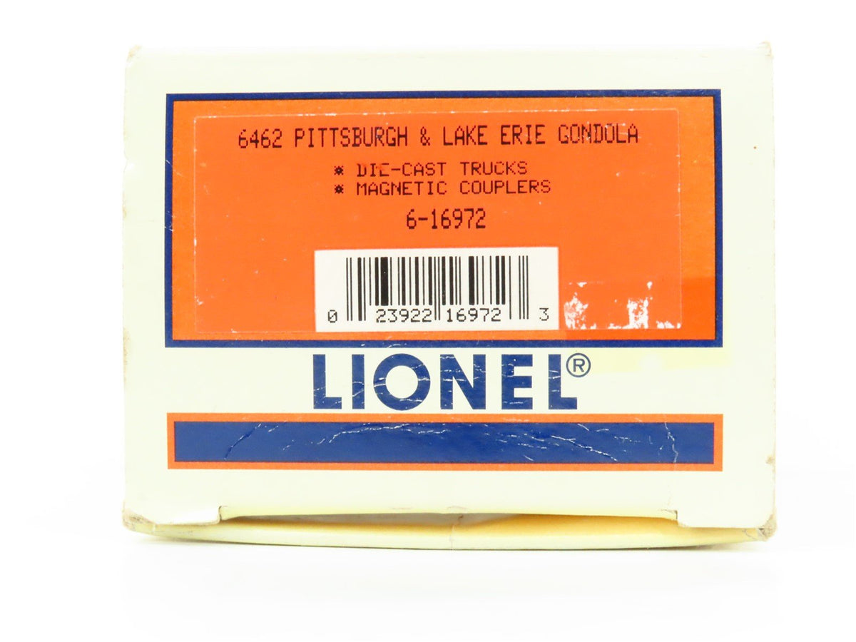 O Gauge 3-Rail Lionel 6-16972 P&amp;LE Pittsburgh &amp; Lake Erie Gondola 6462 w/ Crates