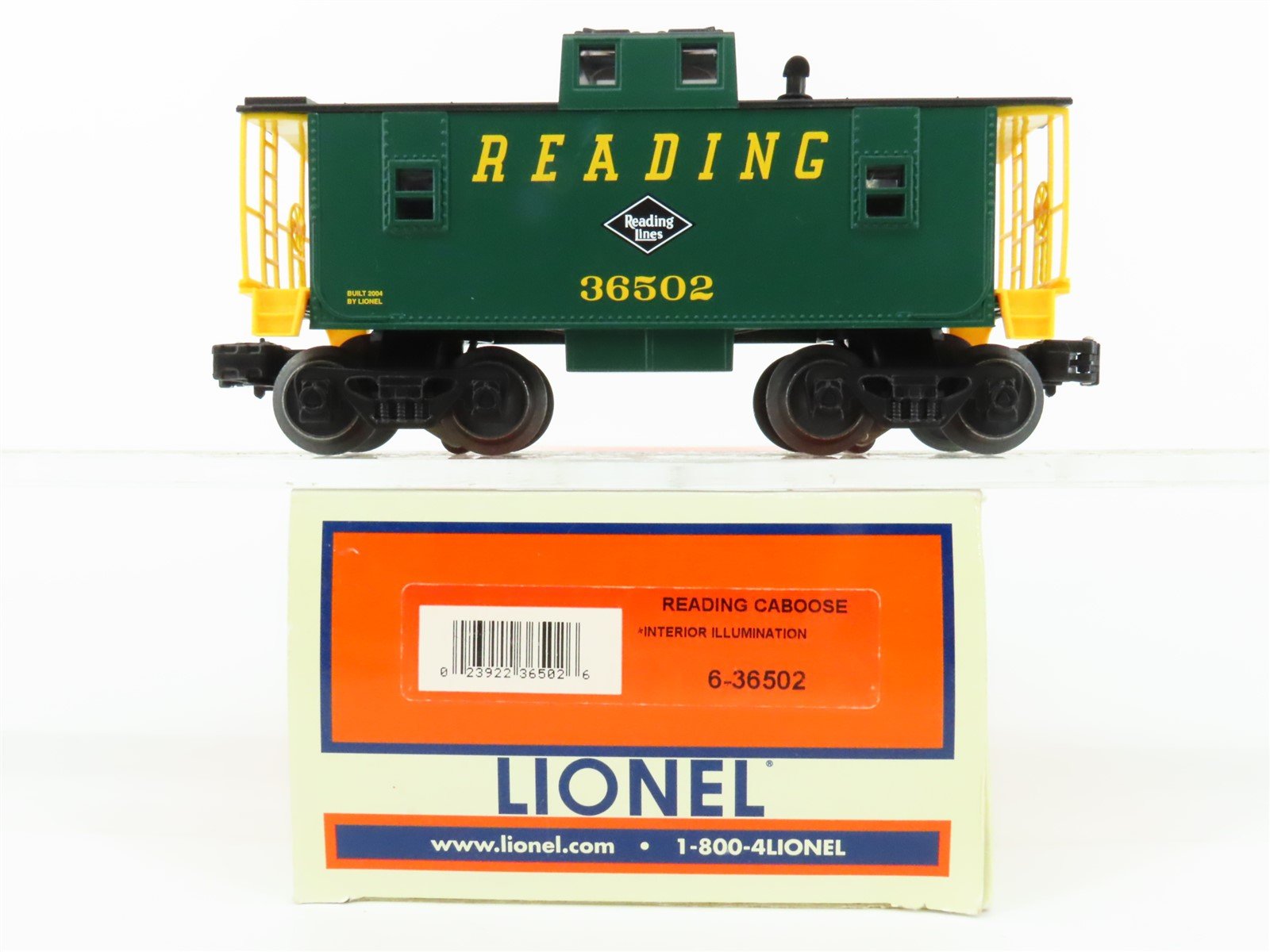 O Gauge 3-Rail Lionel 6-36502 RDG Reading Lines Caboose #36502 - Lighted