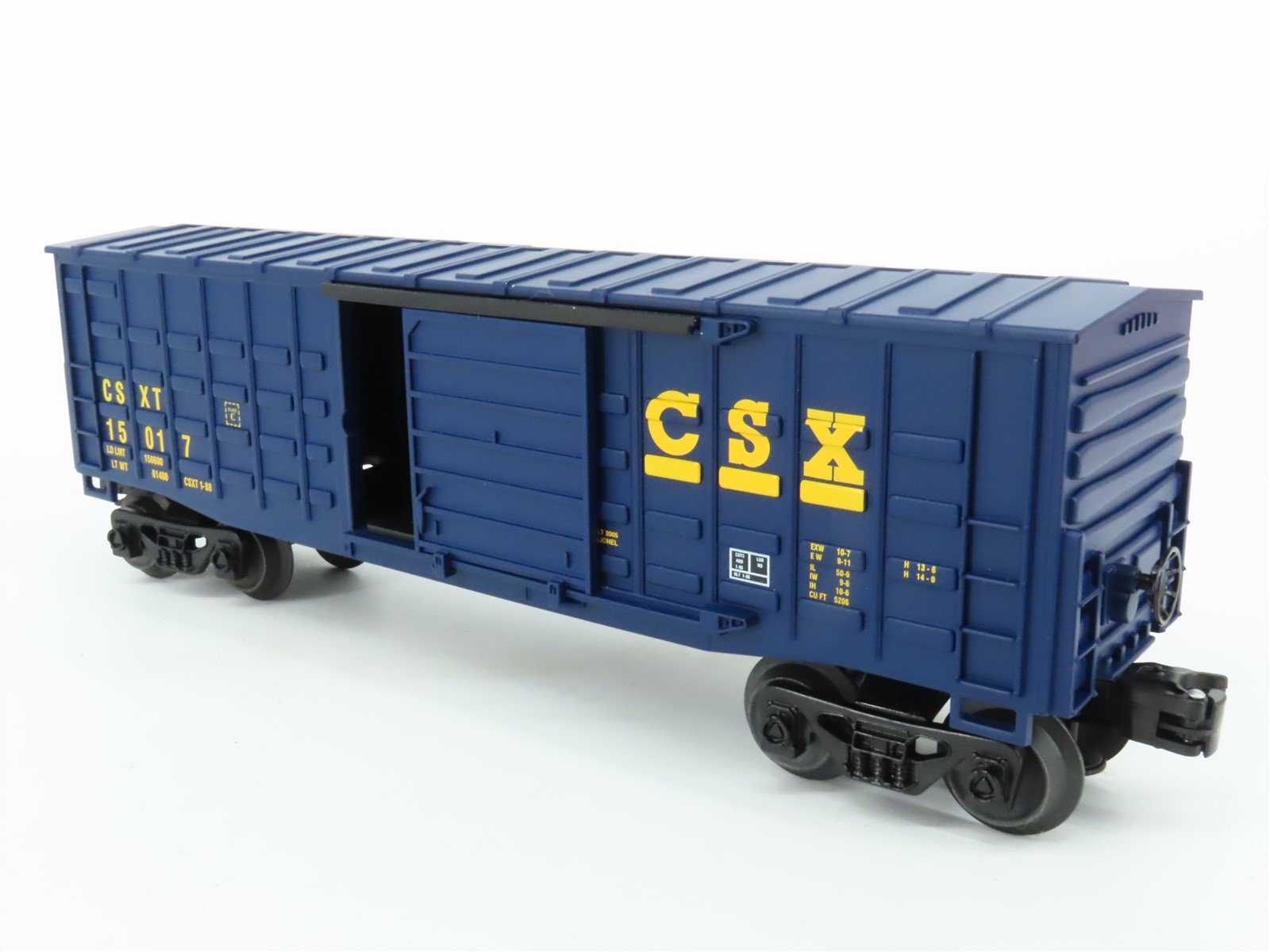 O Gauge 3-Rail Lionel 6-15017 CSXT Waffle Sided Box Car #15017