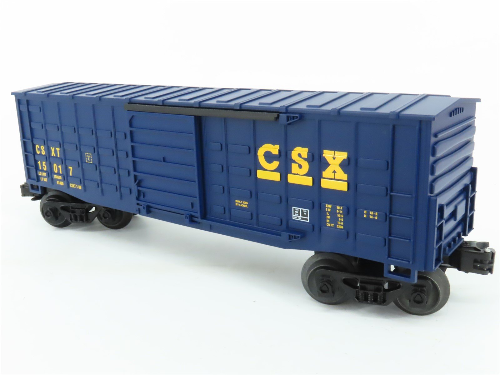 O Gauge 3-Rail Lionel 6-15017 CSXT Waffle Sided Box Car #15017