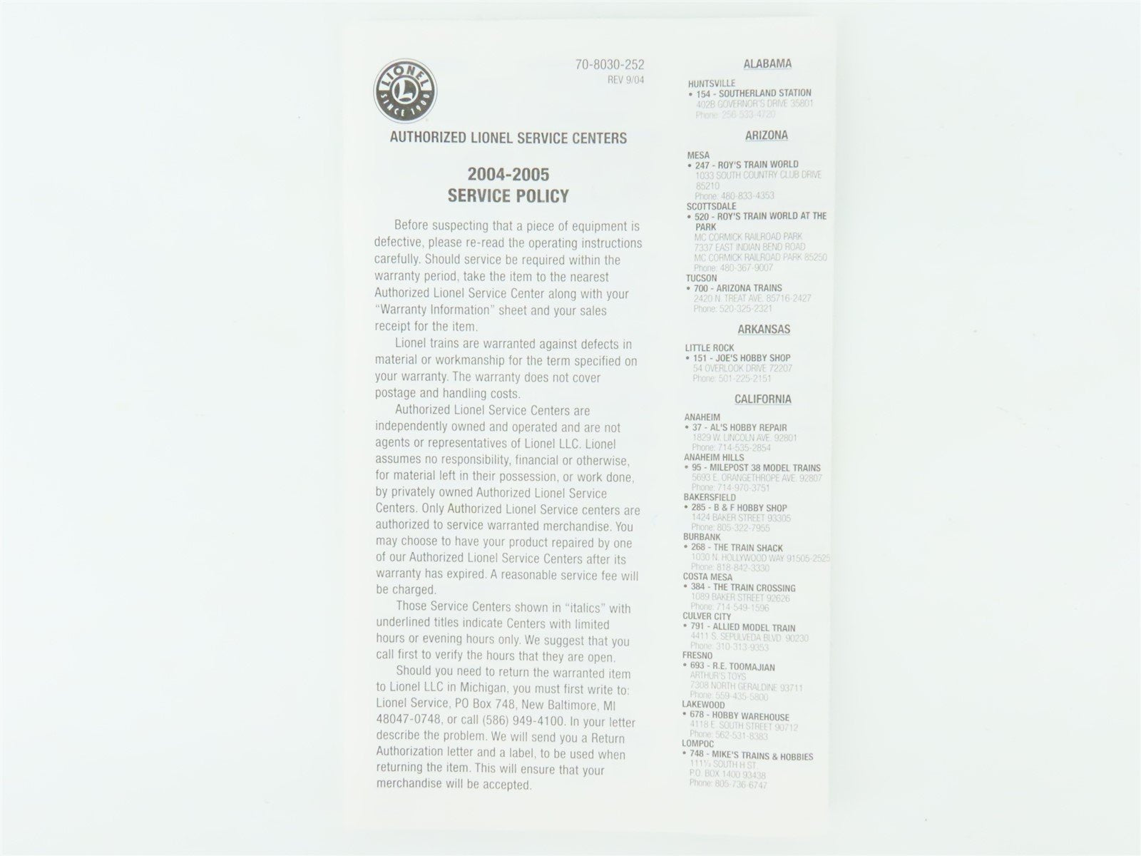 O Gauge 3-Rail Lionel 6-15017 CSXT Waffle Sided Box Car #15017