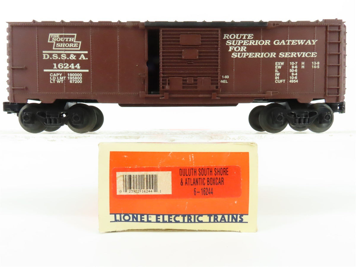 O Gauge 3-Rail Lionel 6-16244 DSS&amp;A Duluth South Shore &amp; Atlantic Box Car #16244