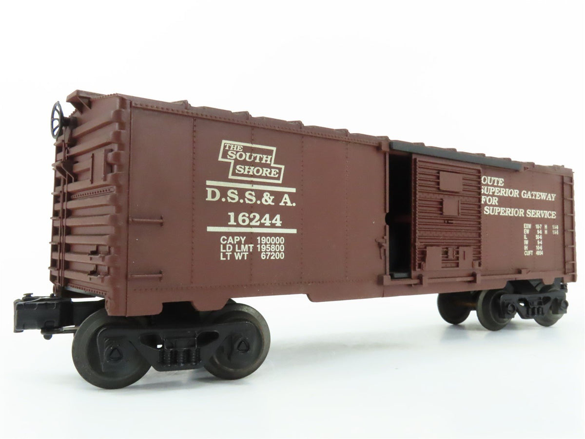 O Gauge 3-Rail Lionel 6-16244 DSS&amp;A Duluth South Shore &amp; Atlantic Box Car #16244