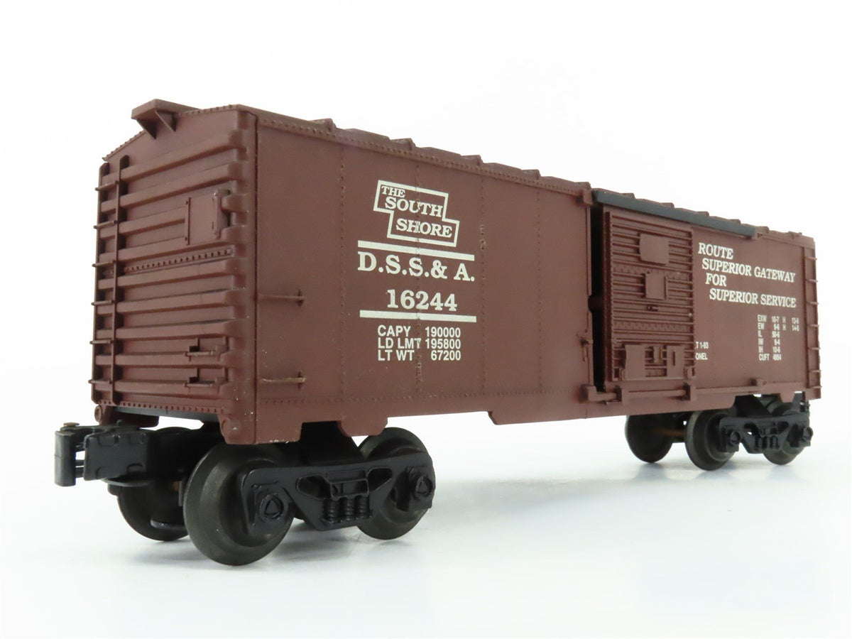 O Gauge 3-Rail Lionel 6-16244 DSS&amp;A Duluth South Shore &amp; Atlantic Box Car #16244